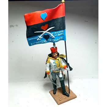 54mm Lampros Katsonis with Flag